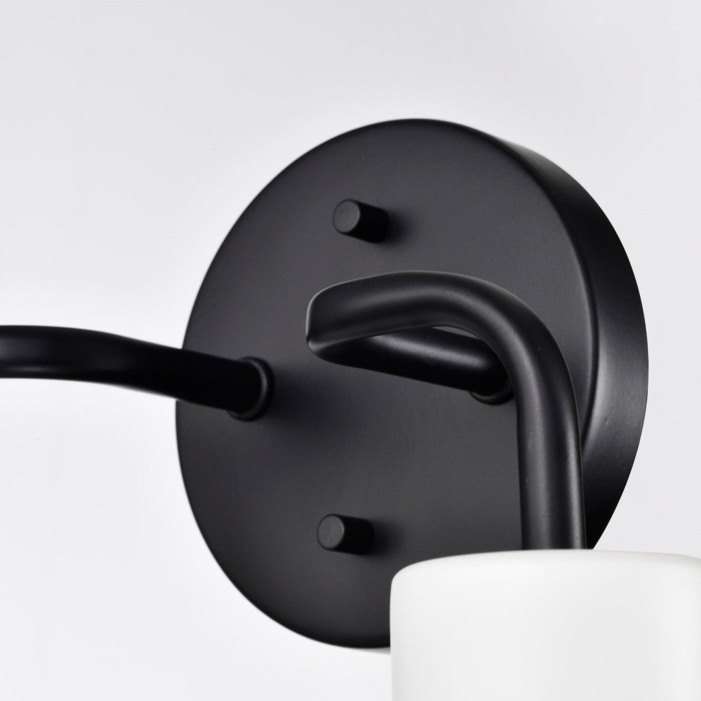Nuvo Sloan 2-Light Incandescent Matte Black Wall Mount
