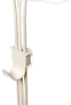 Adjustable Wreath Hanger for Door Antler, White