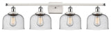 Innovations 916-4W-WPC-G74-LED 4-Light Vanity Light, White, Polished Chrome