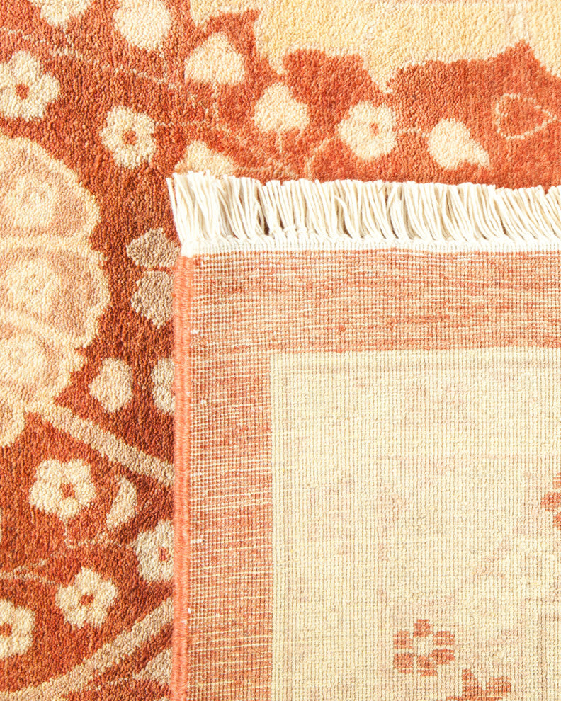 Katherine, One-of-a-Kind Hand-Knotted Area Rug Orange, 8'2"x10'2"