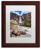 Pierre Leclerc 'Takakkaw Falls' Matted Framed Art, Wood Frame, White, 14x11