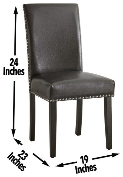 Verano Gray Side Chair, Set of 2