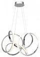 Vornado 1 Light Pendant, Chrome