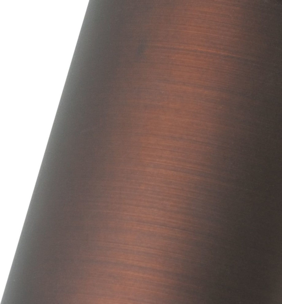 Progress Lighting Ceiling 1-75W Light Round Back, Urban Bronze