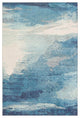 Surya Olivia OLV-2300 9'x12' Rug, Aqua/Bright Blue/Charcoal/Cream