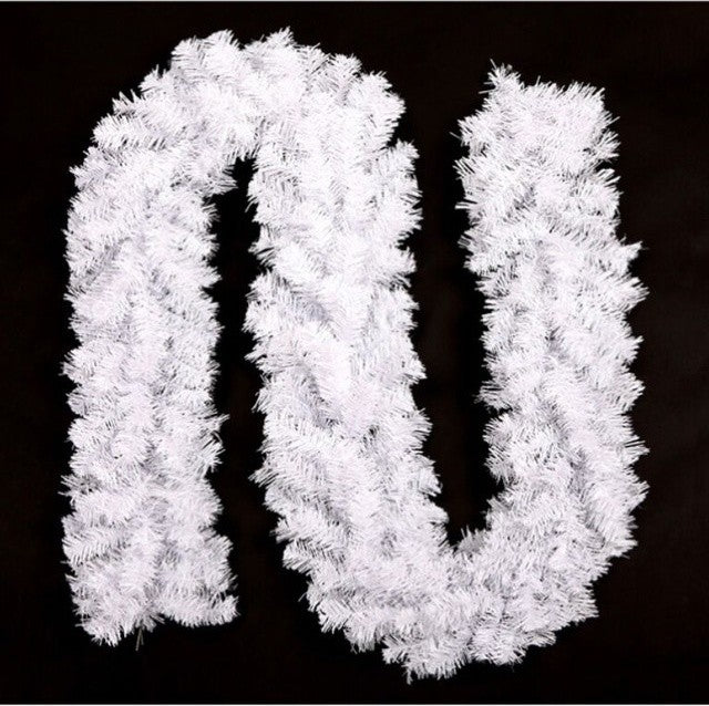 9' White Sequoia Garland