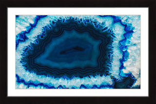 "Blue Anger" Framed Art Print
