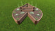 Classic Sienna Circle Keyhole Garden 2" Profile