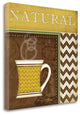 "Natural Organic Coffee" By Jennifer Pugh, Giclee Print on Gallery Wrap Canvas