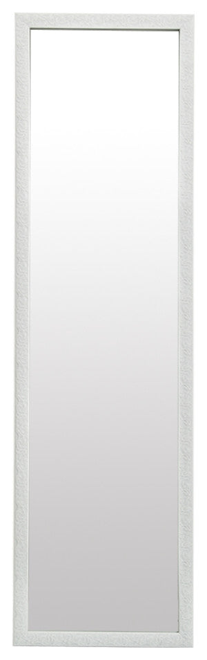 50" Lx14" W Rectangle Glass Framed Wall Mounted Bathroom Vanity Mirror