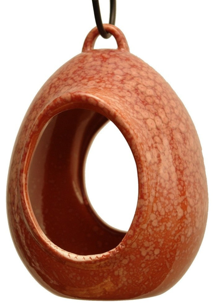 Egg Fly Through Bird Feeder, Red
