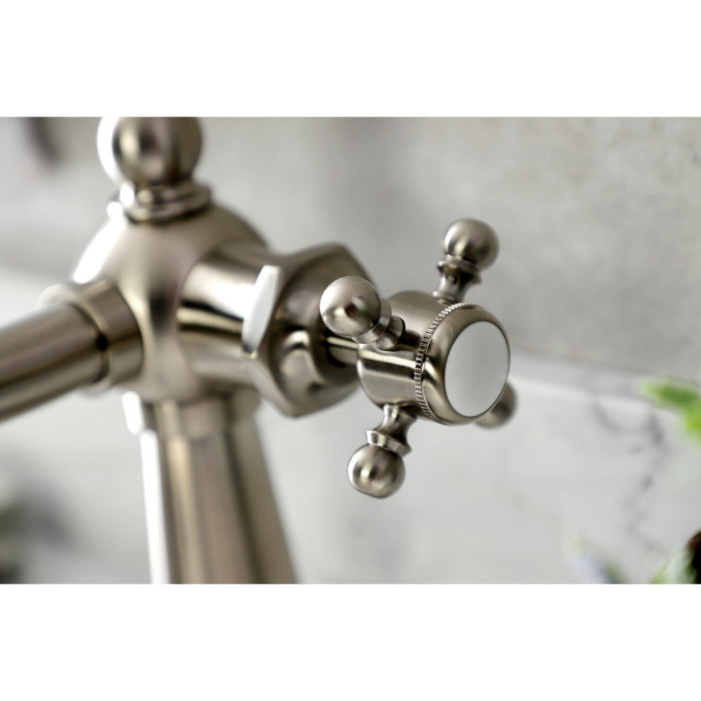 KSD154BXBN Single-Handle Bathroom Faucet With Push Pop-Up, Brushed Nickel