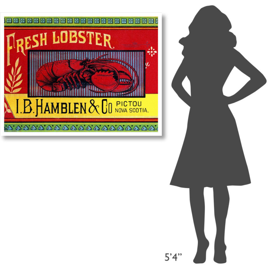 "Fresh Lobster" Digital Paper Print by Retrolabel, 42"x32"
