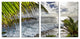Ready2hangart Chris Doherty 'Palms View' 4-piece Canvas Wall Art