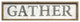 HomeRoots Metal and Wood Framed Gather Wall Art