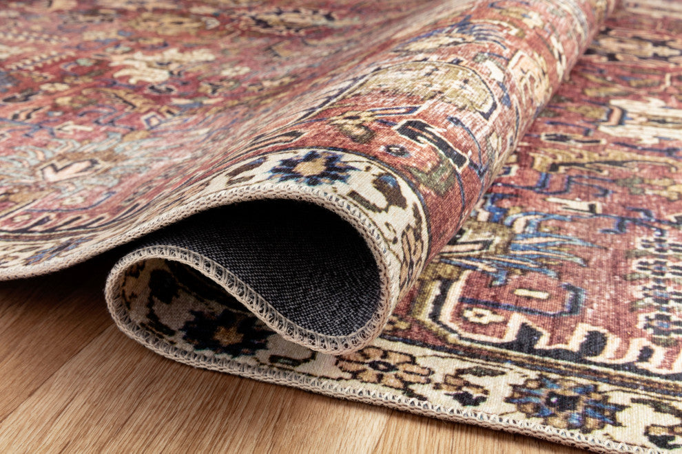 Chris Loves Julia x Loloi Jules Merlot/Multi 8'-6" x 11'-6" Area Rug