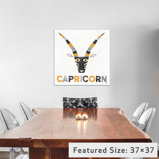 "Zodiac Capricorn" by Michael Mullan, 12x12x1.5