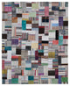 Rug N Carpet - Handmade Oriental 8' 1'' x 10' 1'' Vintage Patchwork Kilim Rug