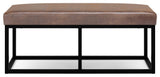 Reynolds Bench, Distressed Chestnut Brown