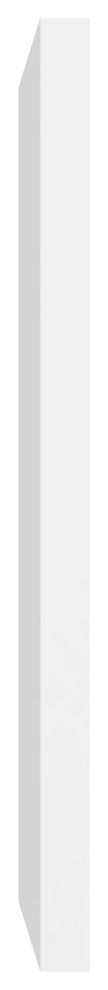 Vertical Surface Mount PVC Gable Vent, Non-Functional, 40Wx12H