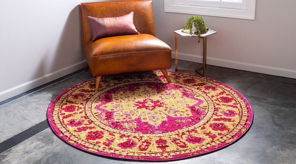 Traditional Dauphine 10'6"x16'5" Rectangle Rose Area Rug
