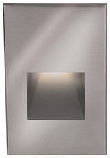 LEDme Vertical Step and Wall-Light 120V Blue, Stainless Steel