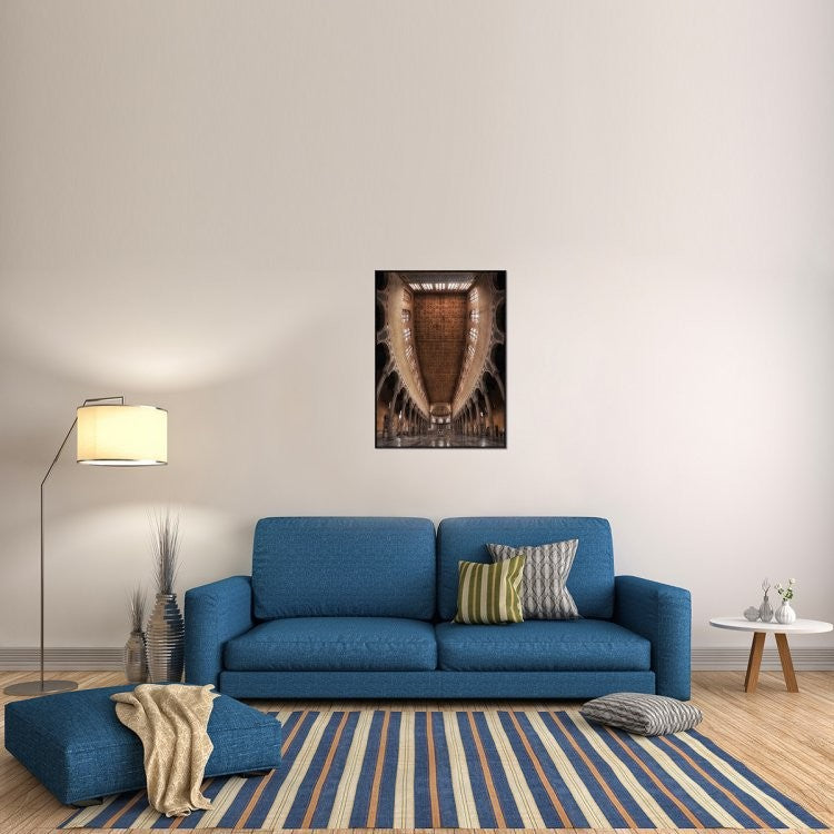 "Santa Sabina Church, Rome." Framed Canvas Giclee by Cuomo Massimo, 27x37"