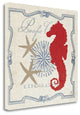 "Pacific Seahorse" By Studio Mousseau, Giclee Print on Gallery Wrap Canvas