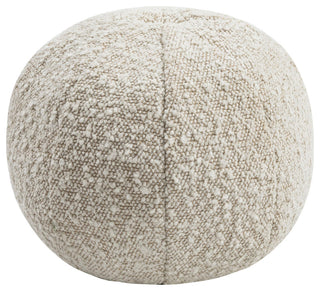 Boba Round Pillow, Beige, 9"