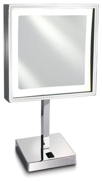Empire 5X Magnification 8"x8" Lighted Makeup Mirror