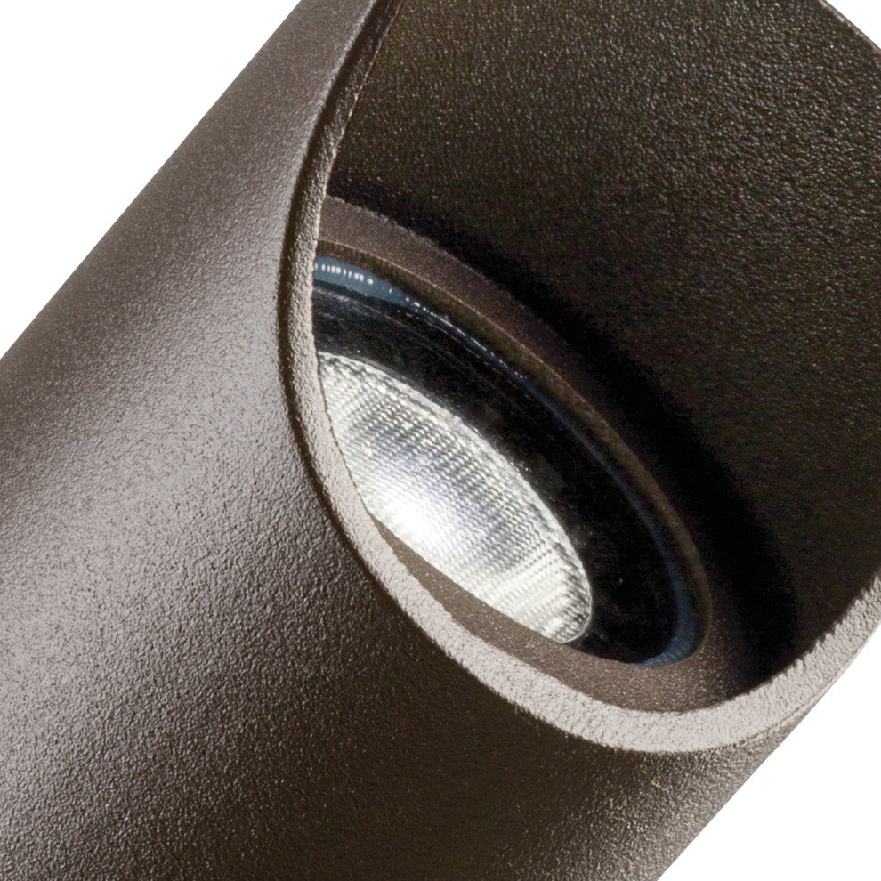 Textured Architectural Bronze 6" Accent 1--Light 12V