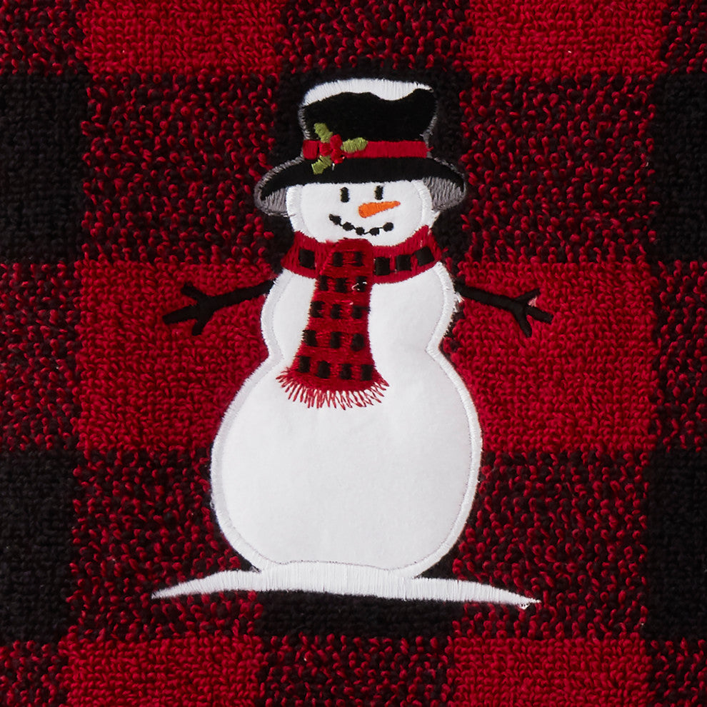 SKL Home Woodland Winter Bath Towel, Red