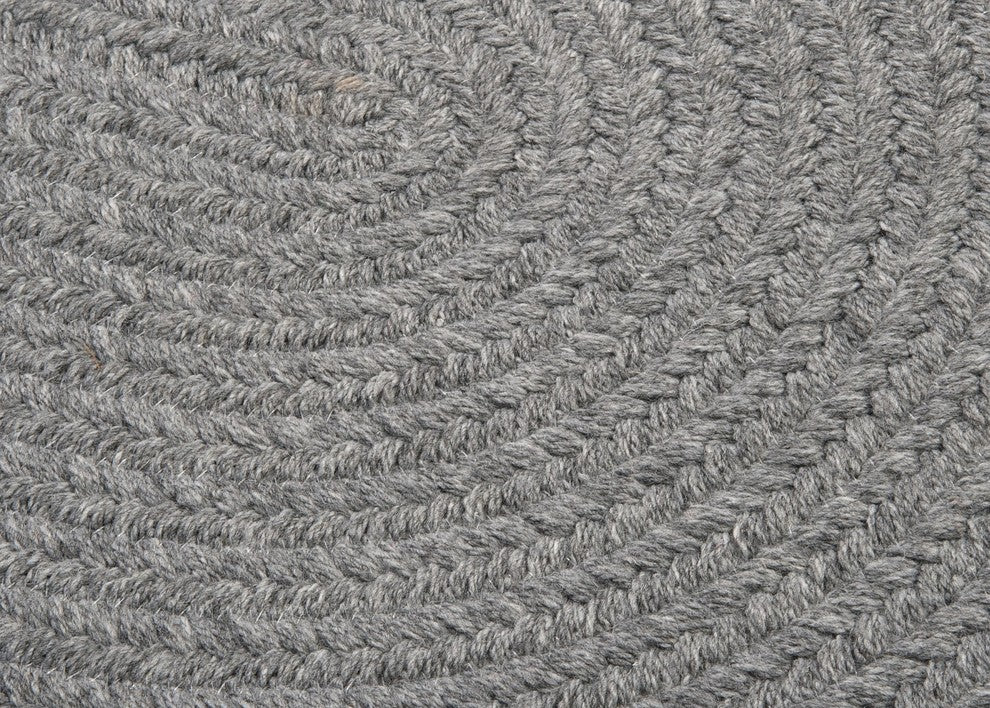 Colonial Mills Bristol WL18 Gray Traditional Area Rug, 12' Round