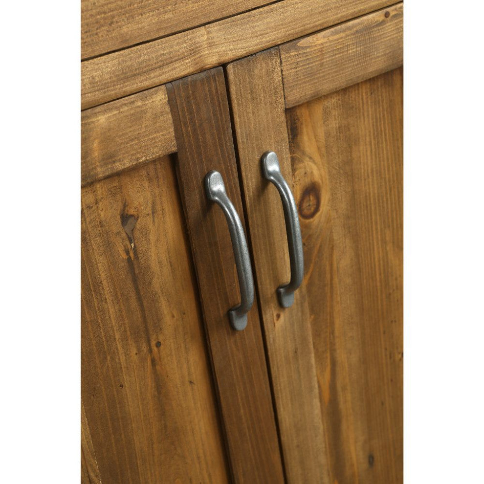 Design Element Bryson 24" Reclaimed Wood Single Sink Bathroom Vanity In Walnut