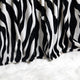 Zebra Safari Printed Flannel Fleece Blanket, Queen