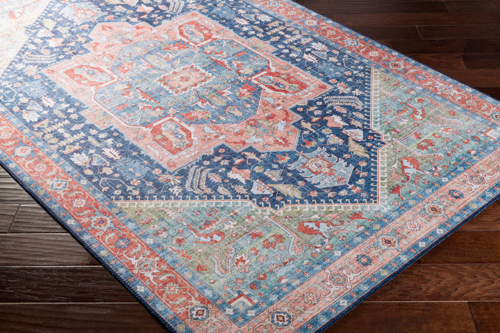 Iris IRS-2312 Traditional Blue 2'3"x3'9" Area Rug