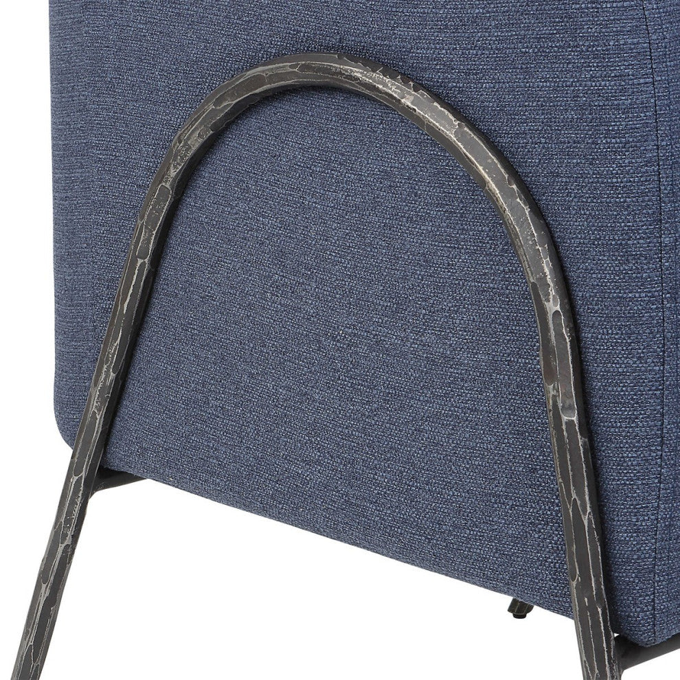 Uttermost Jacobsen Accent Chair, Denim