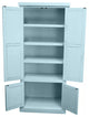 Rustic Kitchen Pantry Cabinet, Interesting Aqua