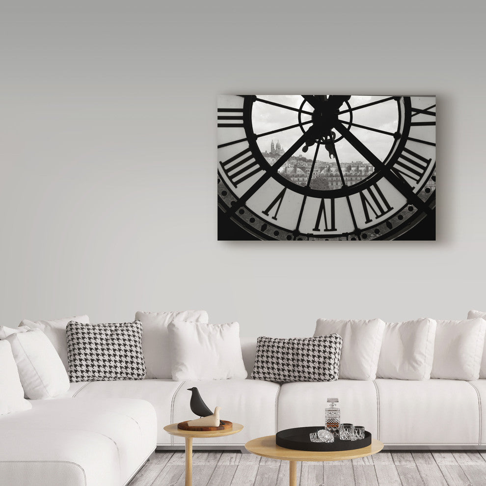 "Big Clock" by Chris Bliss, Canvas Art, 16"x24"