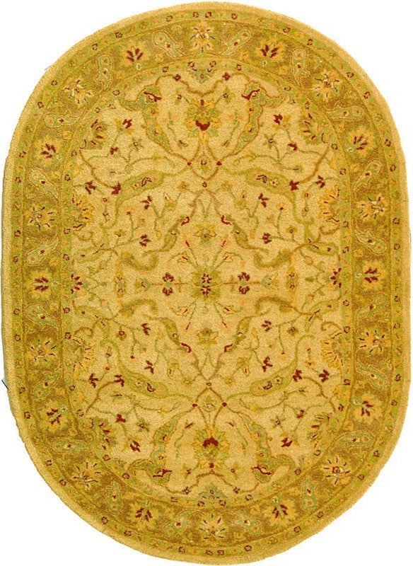 Safavieh Antiquities at311c Rug, Ivory/Brown, 6'0"x6'0" Round