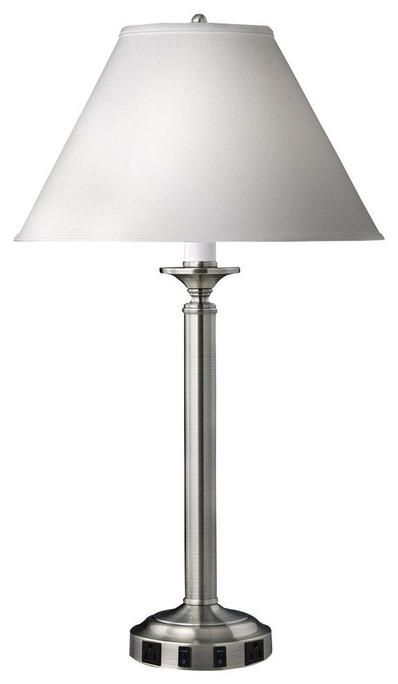 Twin-Light Double Nightstand Lamp, Single