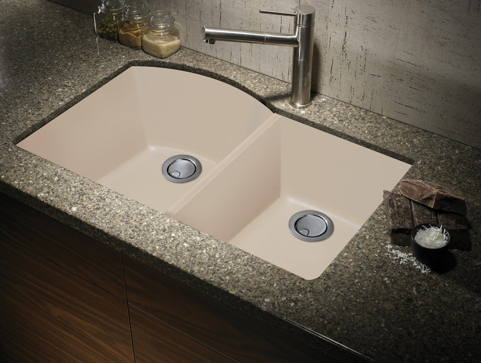 Transolid Aversa Granite 31-in Undermount Kitchen Sink