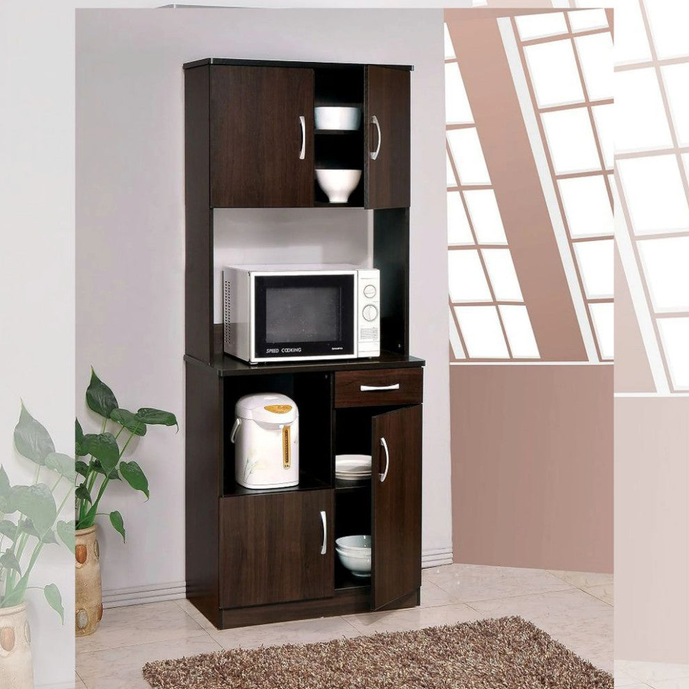 ACME Quintus Kitchen Cabinet, Espresso