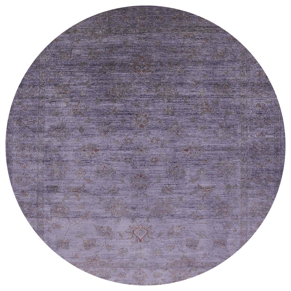 Ahgly Company Indoor Round Mid-Century Modern Area Rugs, 3' Round