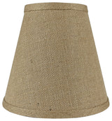 Burlap Empire Lamp Shade 5x9x8.5", Natural Burlap