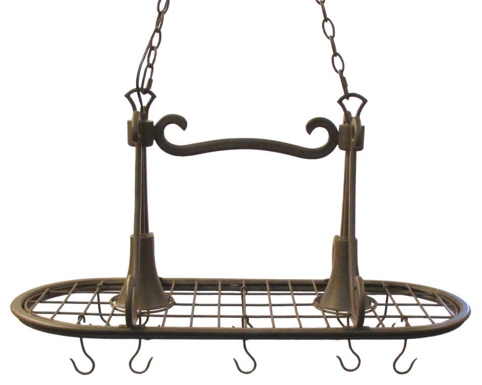 Moss 2-Light Pot Rack Chandelier