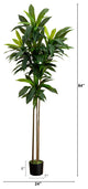 7ft. Artificial Dracaena Tree With Real Touch Leaves