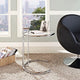 Eileen Gray Chrome Side Table, Silver