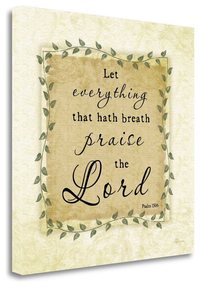 "Praise The Lord" By Jennifer Pugh, Giclee Print on Gallery Wrap Canvas