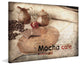 "Mocha Cafe" Painting Print on Canvas by Irena Orlov